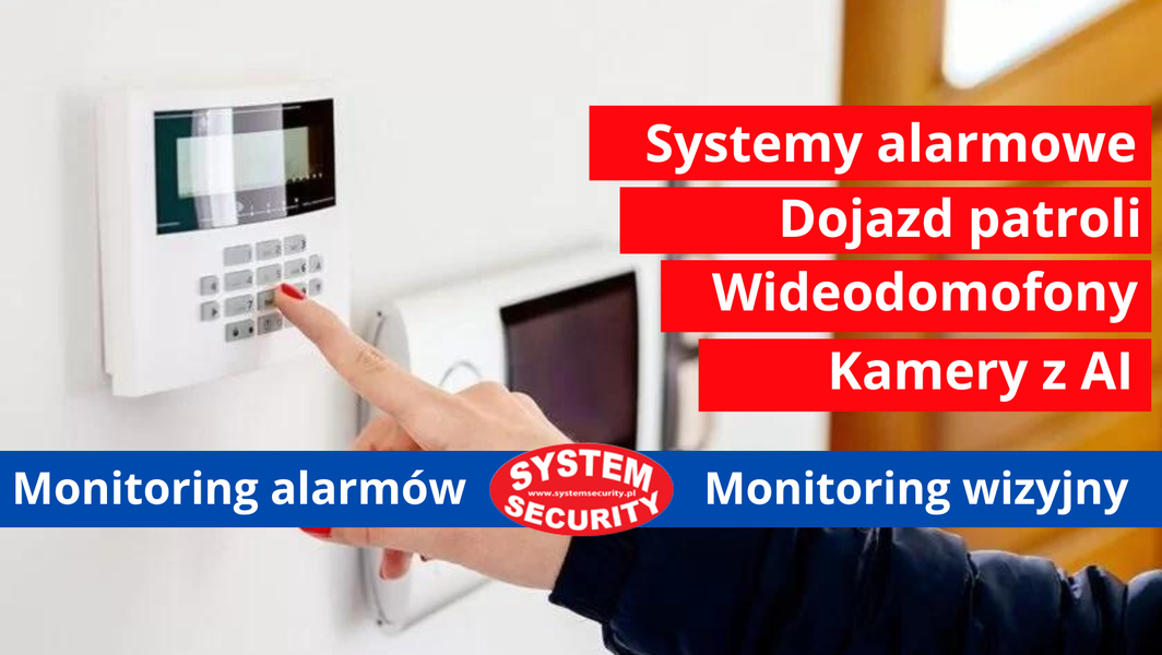 Zdjęcie na okładce dla System Security- Ochrona Kocmyrzów, Alarmy, Kamery, Wideodomofony, Monitoring wizyjny i elektroniczny obiektów